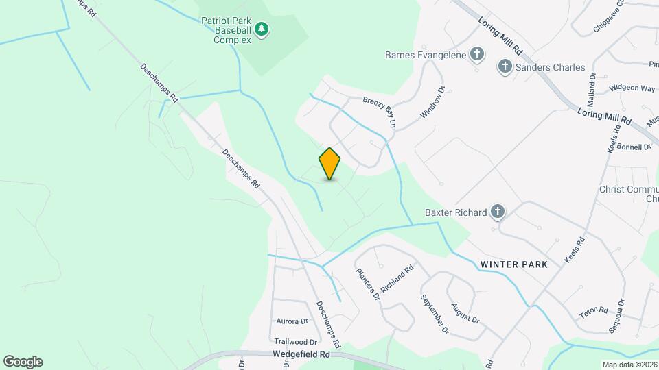 3360 Rustic Dr Map and Location Details