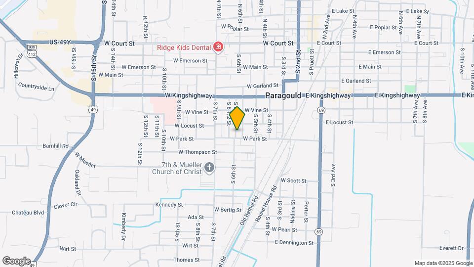 718 S 6th St, Unit 1 Mapa y Detalles de la Ubicación