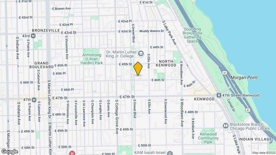 4545 s drexel unit 4e Map and Location Details