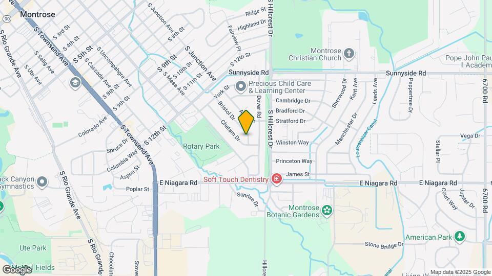 1512 Bristol Dr Map and Location Details