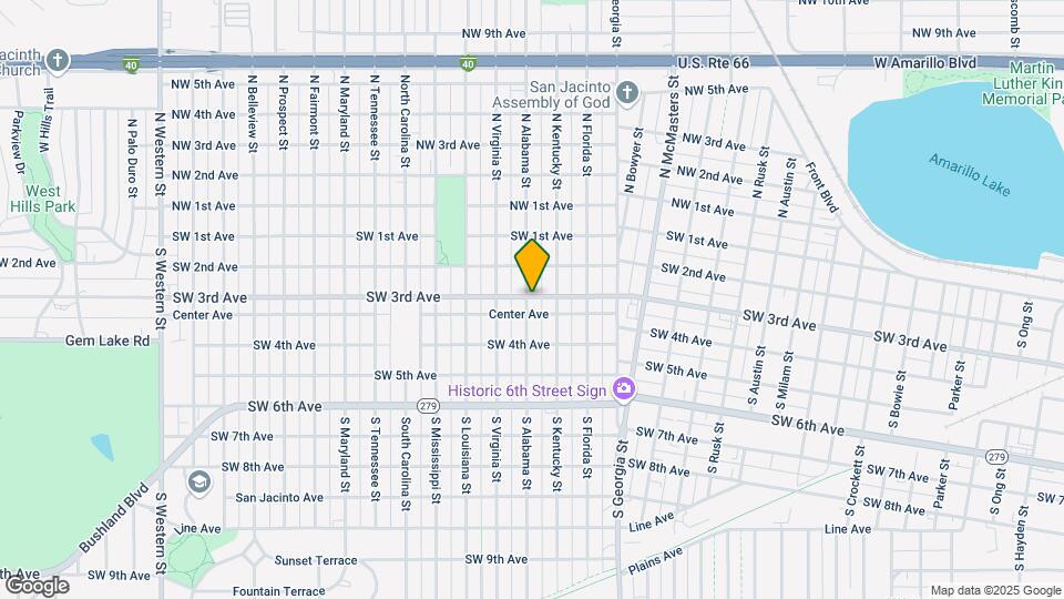 301 S Alabama St Mapa y Detalles de la Ubicación