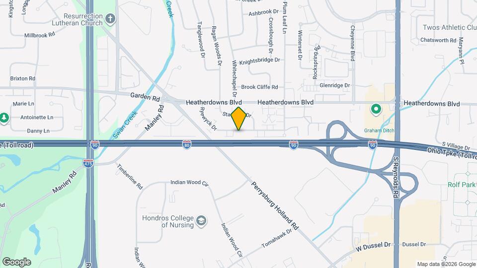 5735 Ryewyck Dr Map and Location Details