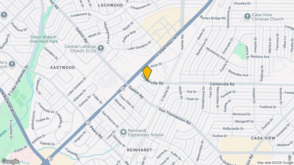 1243 Centerville Rd Map and Location Details