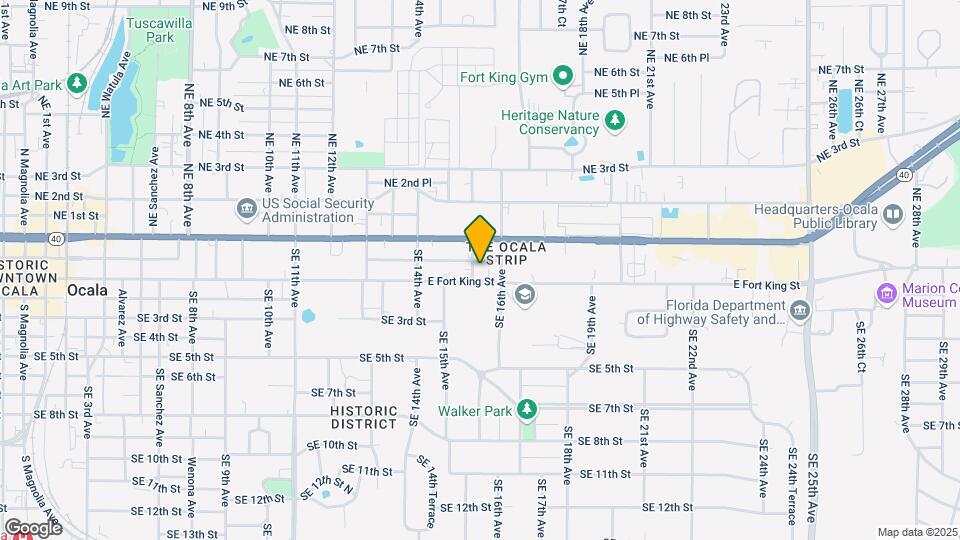 1545 E Fort King St Map and Location Details