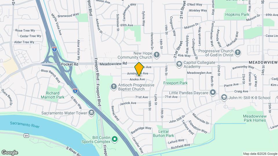 1671 Anoka Ave Map and Location Details