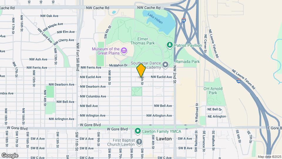 502 NW Euclid Ave Map and Location Details