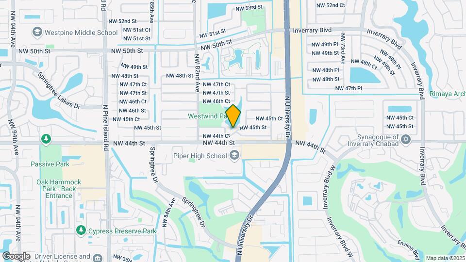 7931 NW 44th Ct Map and Location Details