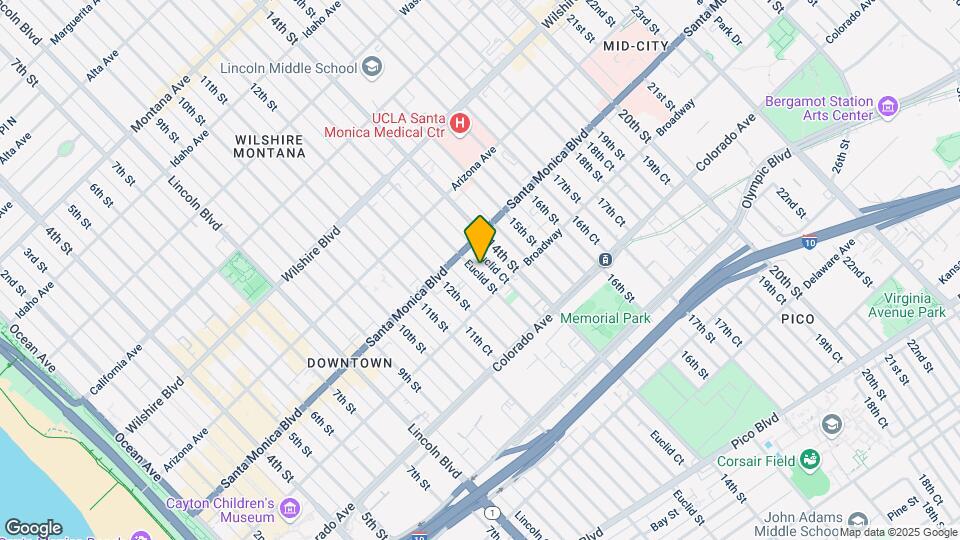 1427 Euclid St Map and Location Details