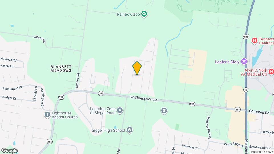 3436 Pershing Dr Map and Location Details