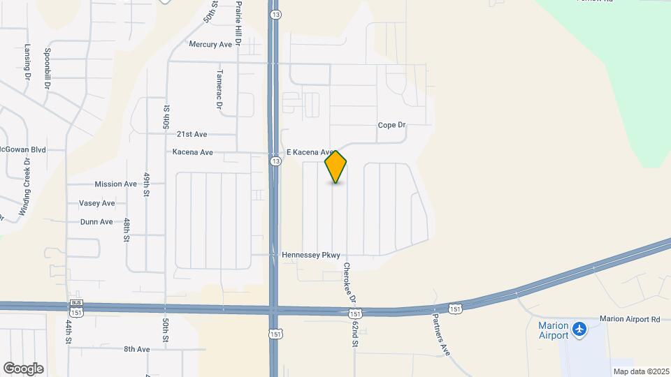 1735 Blackhawk Dr Map and Location Details