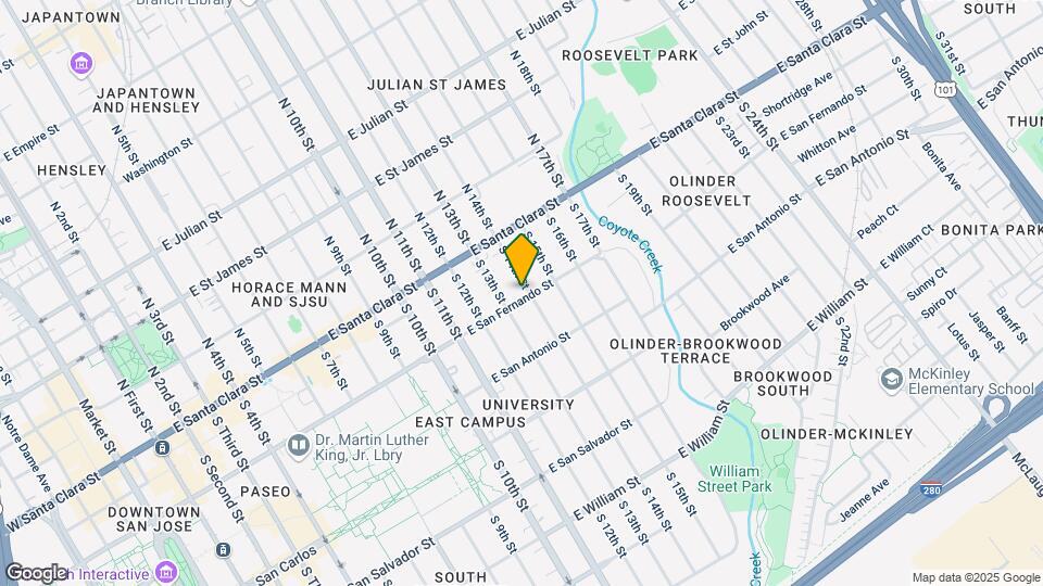 99 S 14th St Map and Location Details