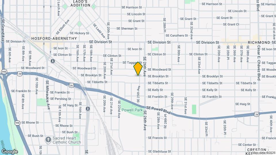 3005 SE 25th Ave Map and Location Details
