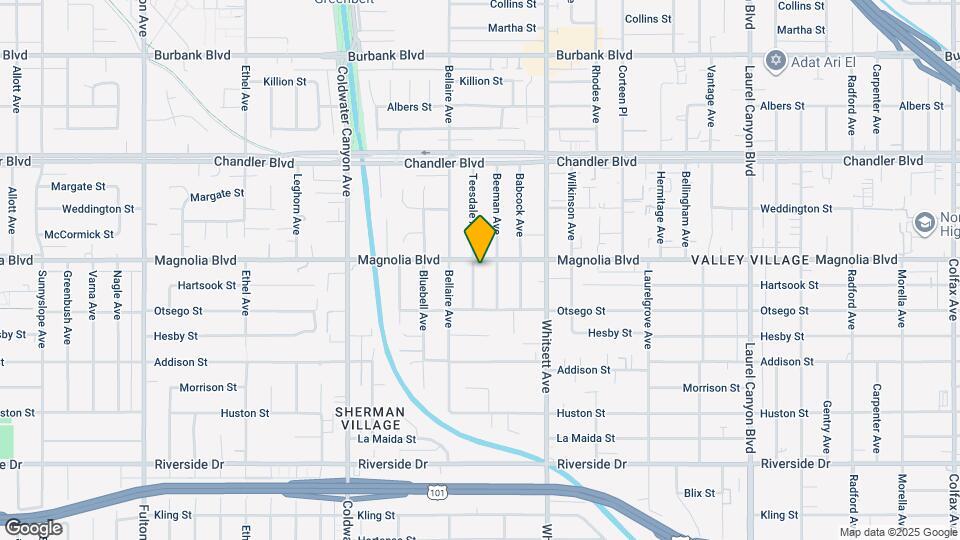 5150 Teesdale Ave Map and Location Details