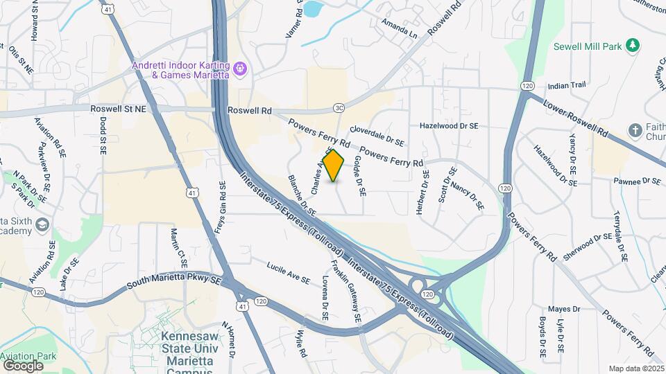 204 Mathews Cir SE Map and Location Details