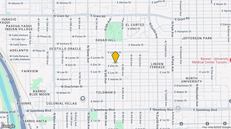 1712 N 5th Ave Map and Location Details