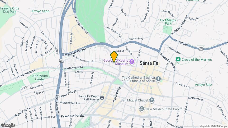 433 1/2 W San Francisco St Map and Location Details