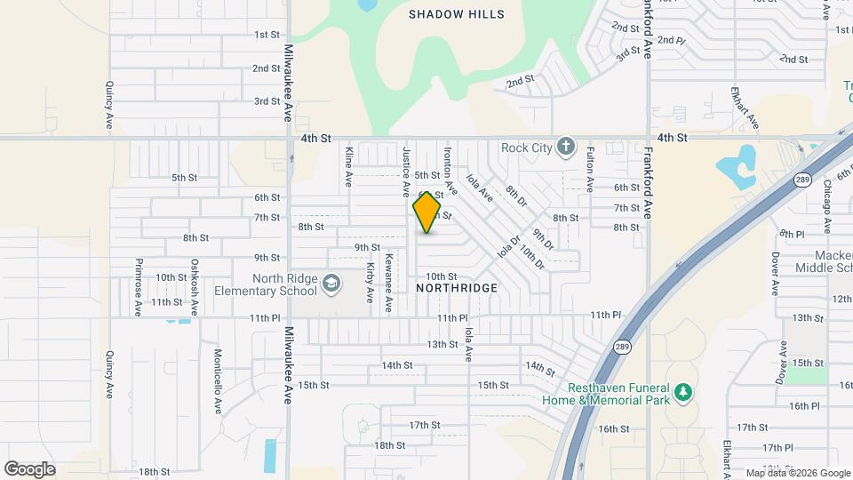 6119 8th St Map and Location Details