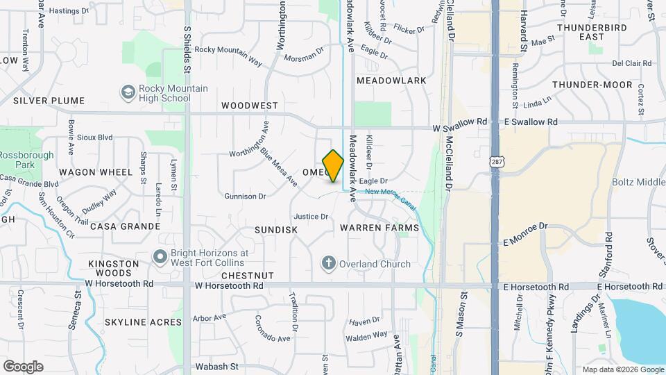 607 Homestead Ct Map and Location Details