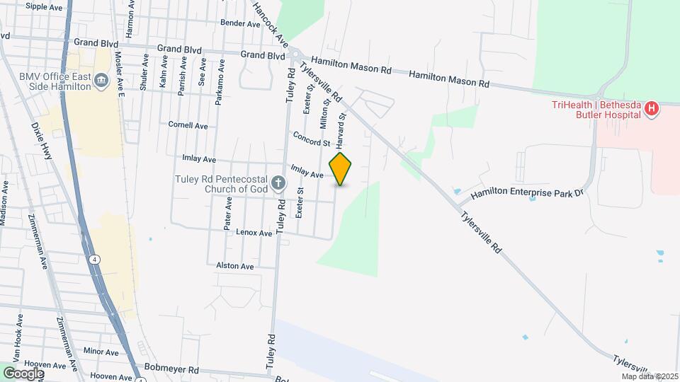 1934 Harvard St Map and Location Details