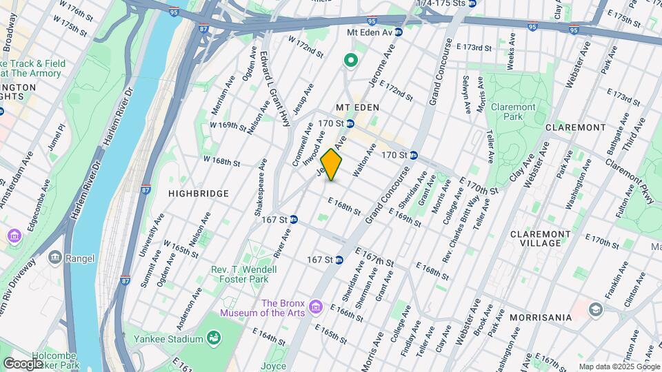 16 E 169th St Map and Location Details