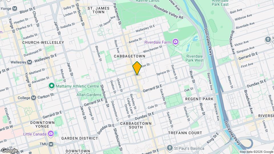 451 Parliament St Map and Location Details