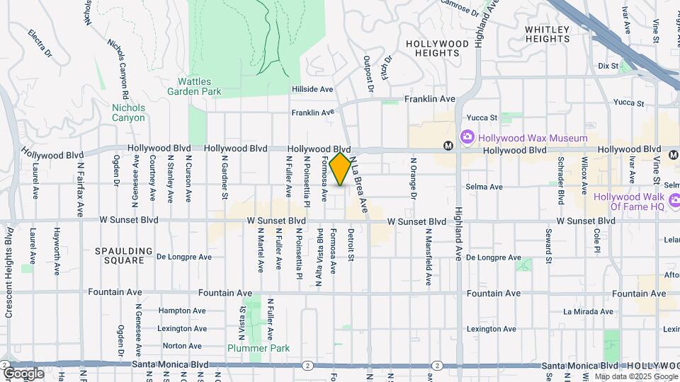 7158 Hawthorn Ave Mapa y Detalles de la Ubicación