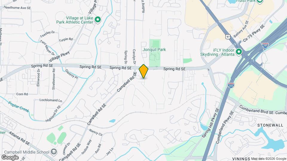 2540 Mountain Ash Ln Map and Location Details