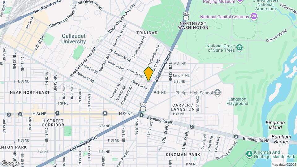 1015 16th St NE, Unit Unit 4 Map and Location Details