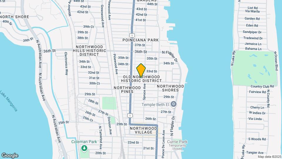512 32nd St Map and Location Details