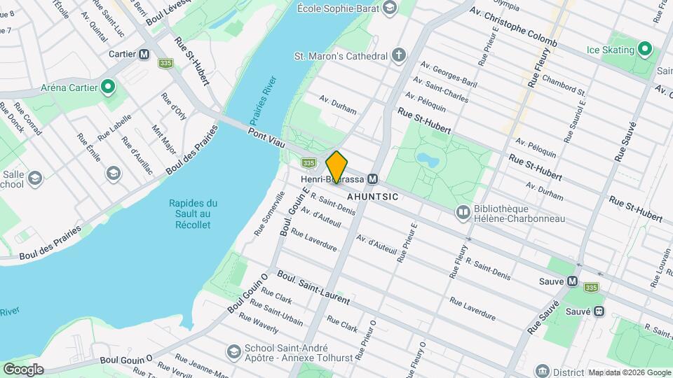 10768-10772A Berri St Map and Location Details