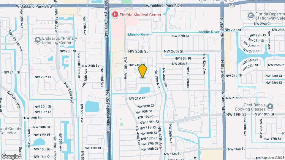 4821 NW 22nd Ct Map and Location Details