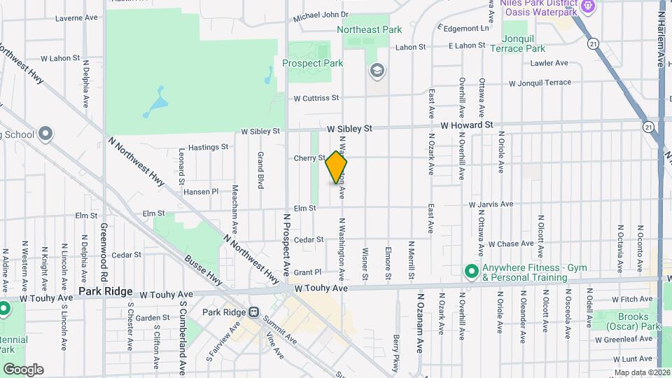 320 N Washington Ave Map and Location Details