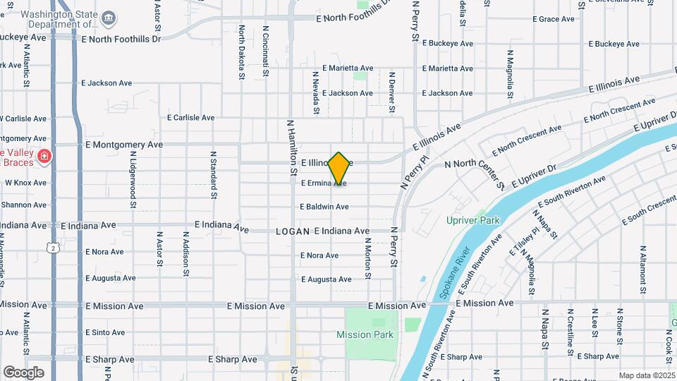 1008-1010 E Ermina Ave Map and Location Details