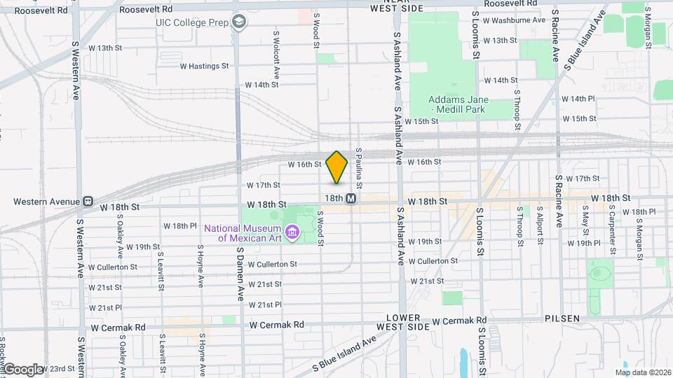 1735 W 17th St, Unit 2 R Map and Location Details