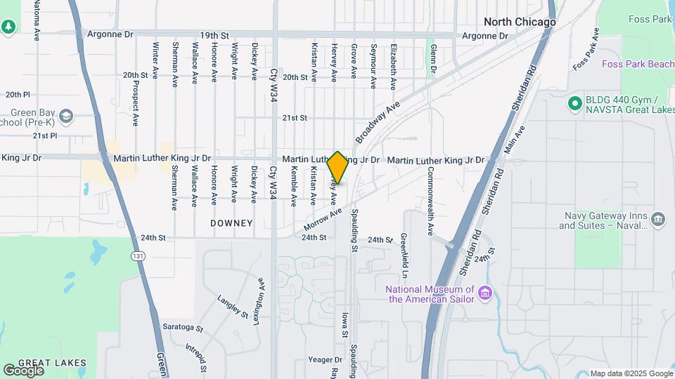 2241 Hervey Ave Map and Location Details