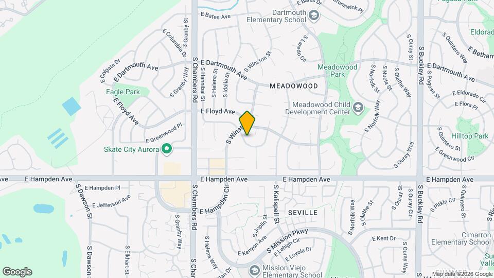 15739 E Greenwood Dr Map and Location Details