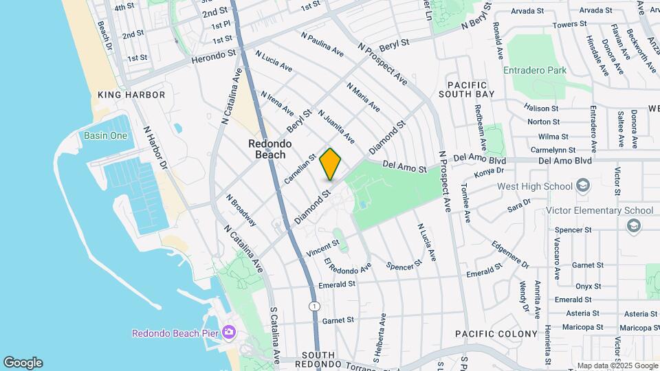 713 Diamond St, Unit .5 Map and Location Details