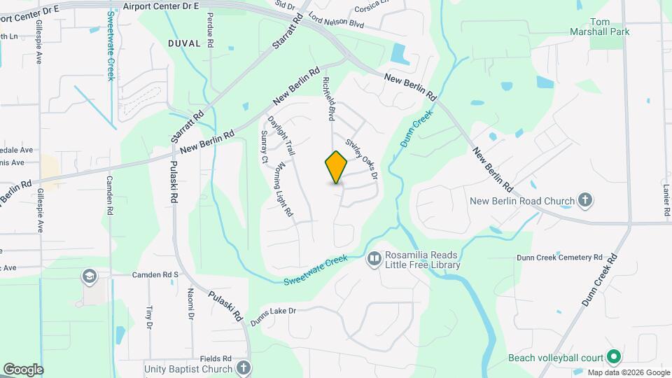 1311 Yellow Jacket Ct Map and Location Details