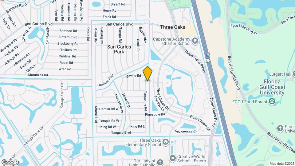 19021 Tangerine Rd Map and Location Details