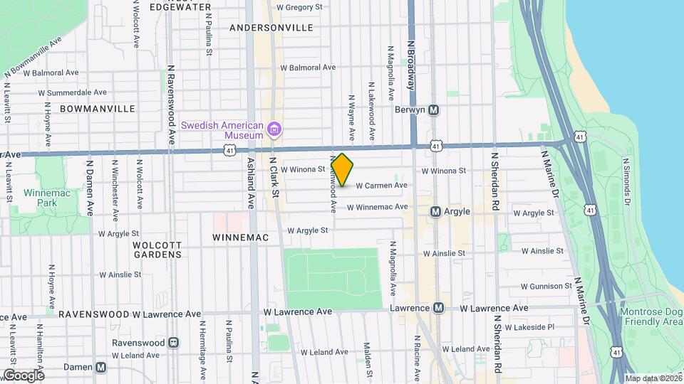 1351 W Carmen Ave, Unit 1 Map and Location Details