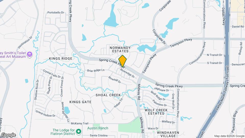 6533 Riveredge Dr Mapa y Detalles de la Ubicación