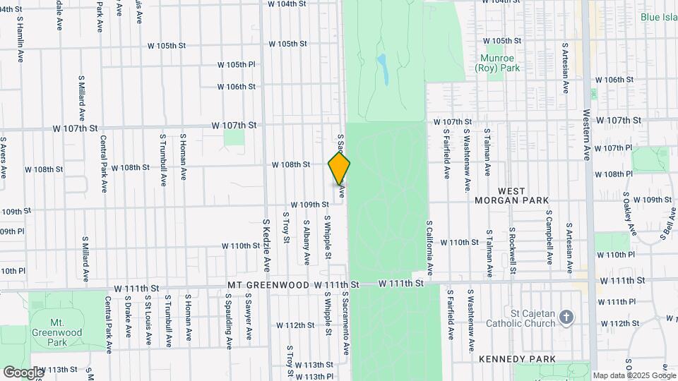 10842 S Sacramento Ave Map and Location Details