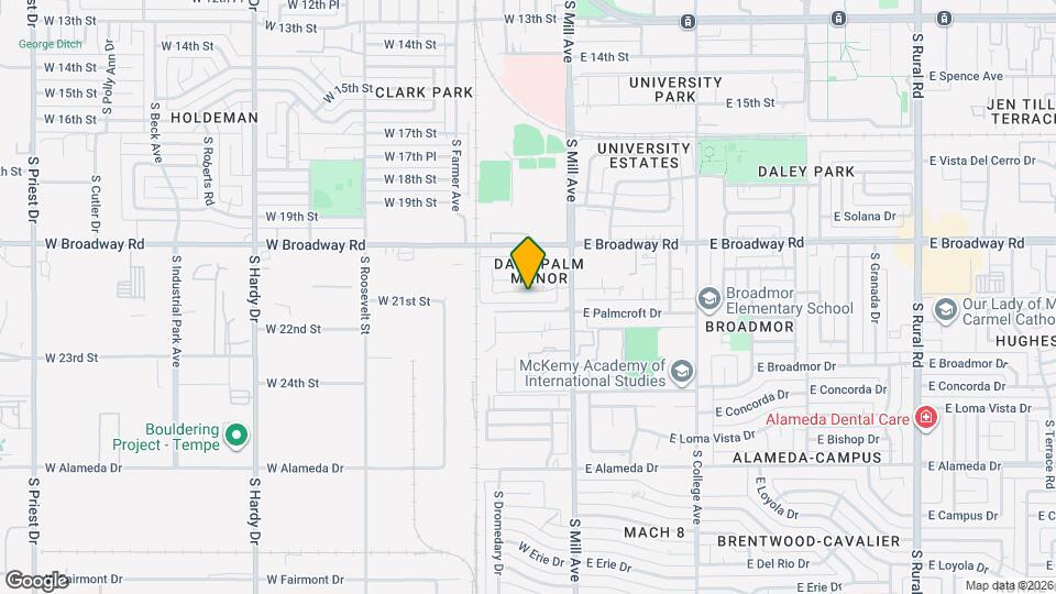 103 W Palmcroft Dr Map and Location Details