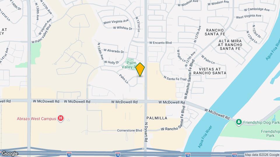 13139 W Granada Rd Map and Location Details