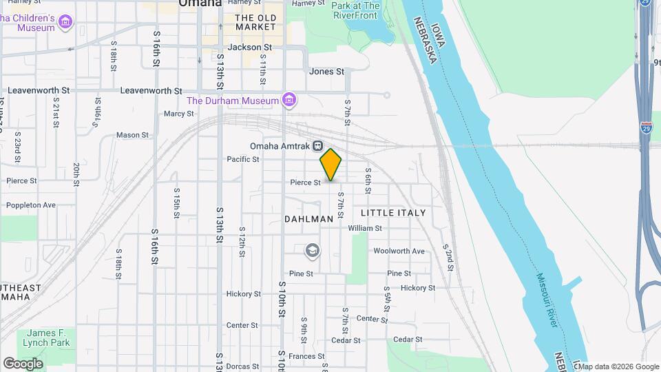 721 Pierce St Map and Location Details