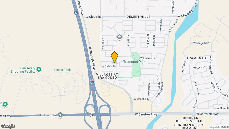 35405 N 34th Ave Map and Location Details