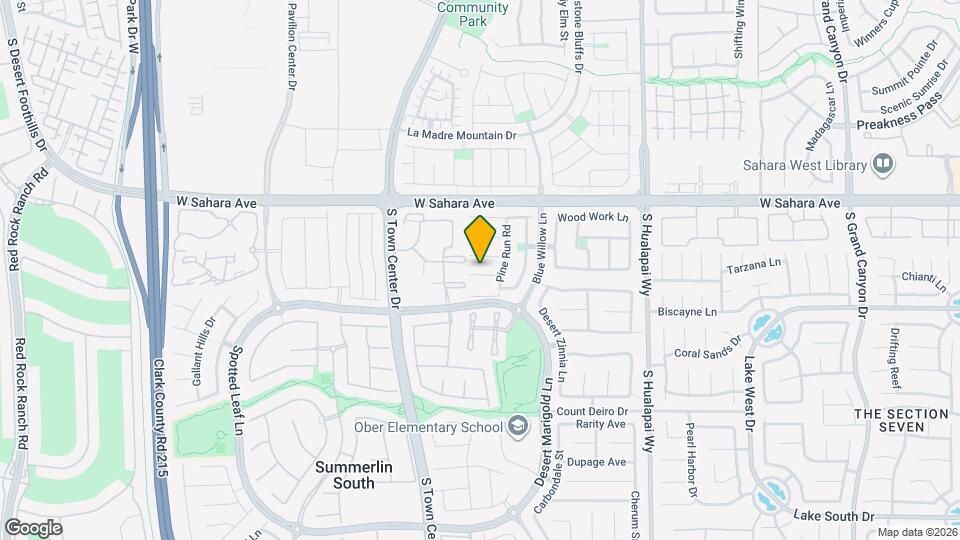 10550 Cedar Run Ct Map and Location Details