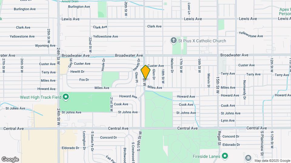 415 19th St W Map and Location Details