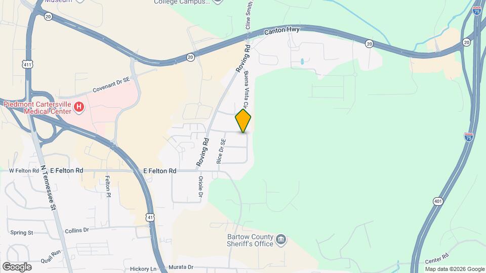 30 Roving Hills Cir SE Map and Location Details