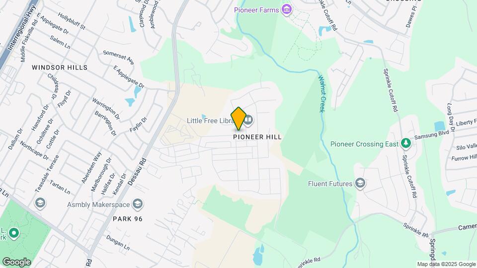 10805 Tildon Ave Map and Location Details